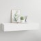 Raft de perete cu sertar, alb, 60x23,5x10 cm, MDF