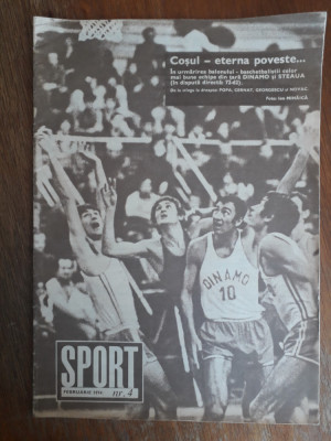 Revista Sport nr. 4 / 1974 / CSP foto