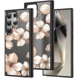 Hus&Auml; pentru samsung galaxy s25 ultra, flower 9, protec&Egrave;ie camer&Auml;, anti&Egrave;oc, design slim, negru