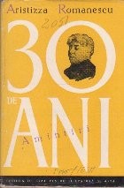 30 de ani - Amintiri (Aristizza Romanescu) foto