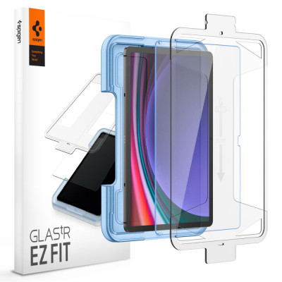 Folie pentru samsung galaxy tab s9 - spigen glas.tr ez fit - clear foto