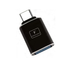 Adaptor OTG, TrendiShop&reg;, USB catre Type C, compact si portabil, compatibil cu Macbook, Iphone, Samsung, diverse tablete si laptopuri, accesorii si pe