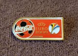 Insigna &quot;Coca Cola&quot; fotbal - Campionatul European UEFA EURO 2000