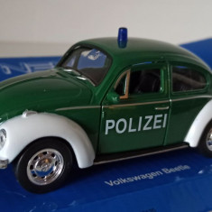 Macheta VW Kafer 1302 Politia Germana - Welly 1/36