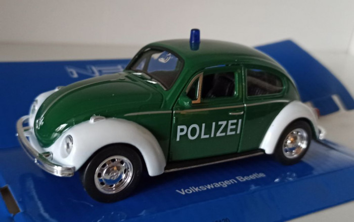 Macheta VW Kafer 1302 Politia Germana - Welly 1/36