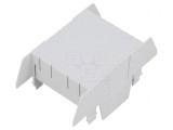 Capac carcase ABS gri 45mm UL94HB EH 45