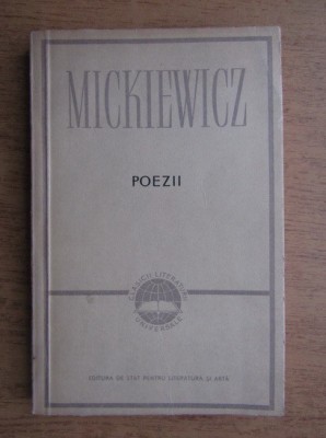 Adam Mickiewicz - Poezii foto