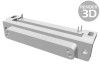 Conector D-Sub mamă 37 pini 90&deg; THT