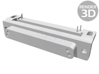 Conector D-Sub mamă 37 pini 90&amp;deg; THT foto