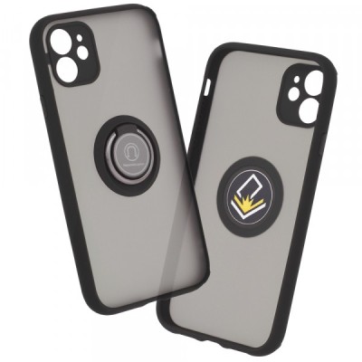 Husa pentru Apple iPhone 11, Techsuit, Glinth, Neagra foto