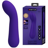 Vibrator Punctul G Faun, 12 Moduri Vibratii, Silicon, USB, Violet, 15 cm