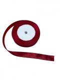 Panglica din satin pentru decorare, rosu inchis, 22.5m x 2 cm