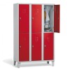 VESTIAR METALIC CU PICIOARE SI 6 USI COLOR 113/06/P, 1050x500x1800 mm (LxlxH), Italia