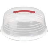 Cutie pentru tort Curver Vintage cu capac si maner, 34,7x34,7x15,2 cm