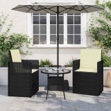 vidaXL Perne pentru șezut și spătar 2 pcs Crem 47 x 45 x 2 cm 899973