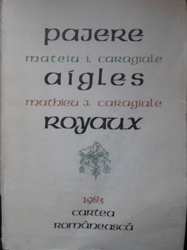 PAJERE AIGLES ROYAUX-MATEIU I. CARAGIALE, MATHIEU J. CARAGIALE-209663 foto