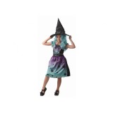 Costum Vrajitoare Prietenoasa copii 130/140 (9-10 Ani) rochie si palarie