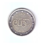 Moneda 2 euro Irlanda 2023 50 ani de membra a UE, stare buna, curata
