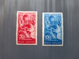 Vatican 1955 MI 233-234 - serie nestampilata