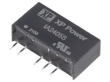 Convertor DC/DC 24V la 5V/-5V 1W SIP 80kHz