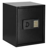 Seif electronic standard cu cifru si cheie, 415x350x310 mm, negru Household NewTrend