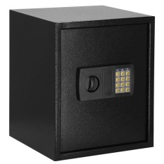 Seif electronic standard cu cifru si cheie, 415x350x310 mm, negru Household NewTrend