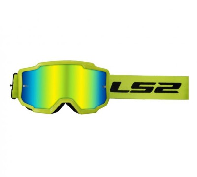 Ochelari cross/enduro/atv LS2, lentila oglinda, culoare verde neon Cod Produs: MX_NEW AK7202011054 foto