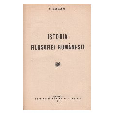 Istoria filosofiei romanesti (Bagdasar)