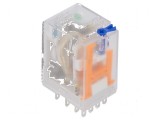Releu electromagnetic 4PDT 110VDC - capacitate maximă de 5A
