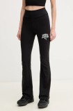 Puma colanti femei, culoarea negru, cu imprimeu, 685039