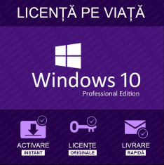 Licen?a Windows 10 PRO 32/64 bit pe via?a - livrare rapida foto