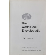 THE WORLD BOOK ENCYCLOPEDIA , VOLUMUL 20 - U-V , 1978
