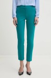 Morgan jeansi PELO femei, culoarea turcoaz, PELO