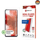 Folie pentru Samsung Galaxy S23 FE - Displex Real Glass + Case - Clear
