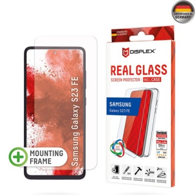 Folie pentru Samsung Galaxy S23 FE - Displex Real Glass + Case - Clear foto