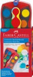 Acuarele 24 culori rosii Connector Faber-Castell