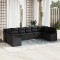 vidaXL Set de canapele pentru grădină 10 pcs Negru Rattan poli 3346903