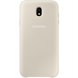 Cumpara ieftin Folie Sticla + Husa Originala Samsung Dual Layer J5 2017 Gold EF-PJ530CFEGWW, Auriu