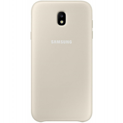 Folie Sticla + Husa Originala Samsung Dual Layer J5 2017 Gold EF-PJ530CFEGWW foto