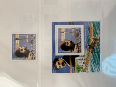 Serie timbre cu avioane, aviatie, nestampilate, MNH foto