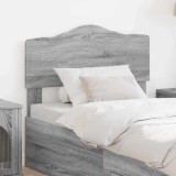 vidaXL Tăblie cap cu headboard Gri Sonoma 100 cm Lemn compozit 888700