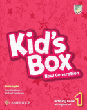 Kid&#039;s Box New Generation Level 1 Activity Book with Digital Pack British English - Paperback brosat - Caroline Nixon , Michael Tomlinson - Art Klett