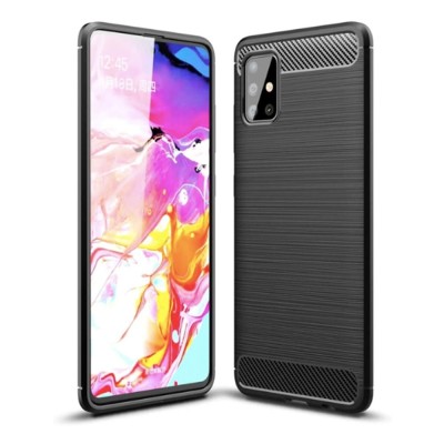 Husa SAMSUNG Galaxy A51 (5G) - Carbon (Negru) FORCELL foto