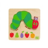 The Very Hungry Caterpillar Joc puzzle din lemn Omida