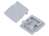 Obturator Argintiu pentru Profile LED, Set 10 Bucăți