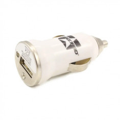 Adaptor Carguard Priza Bricheta USB Culoare Alb