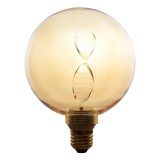 Bec LED Hepol decorativ G125 Amber E27 3.5W 130lm lumina calda 1800K, dimabil