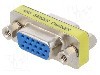 Adaptor din ambele par&amp;#355;i, D-Sub 15pin HD mama, CONNFLY - DS1082-03-15F8LNDS