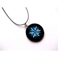 colier lemn cu mandala 45288