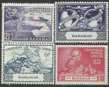 Bahamas 1949 - Aniversare UPU, serie neuzata